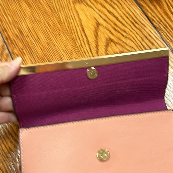 Nicole Lee Dusty Pink wallet. Snap front flap, still has protective vinyl. - Picture 4 of 13